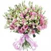 51 эустома розовых