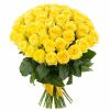 55 роз желтых