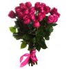 25 роз темно-розовых