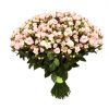 47 кустовых розы розовых