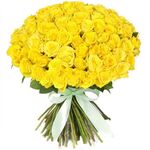 81 роза желтая