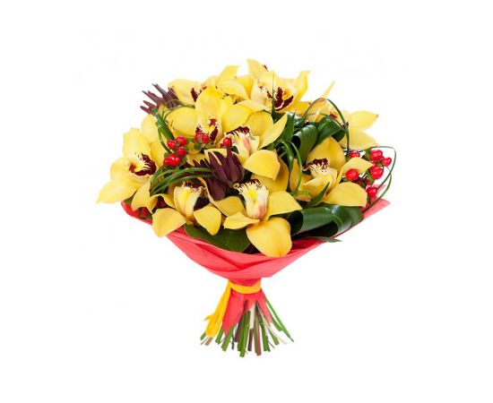 15 орхидей желтых